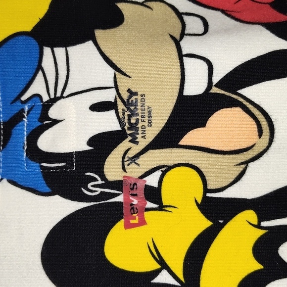 Levi’s X Disney Mickey & Friends Graphic Hoodie Sweater large mini Mickey Goofy - Picture 6 of 12